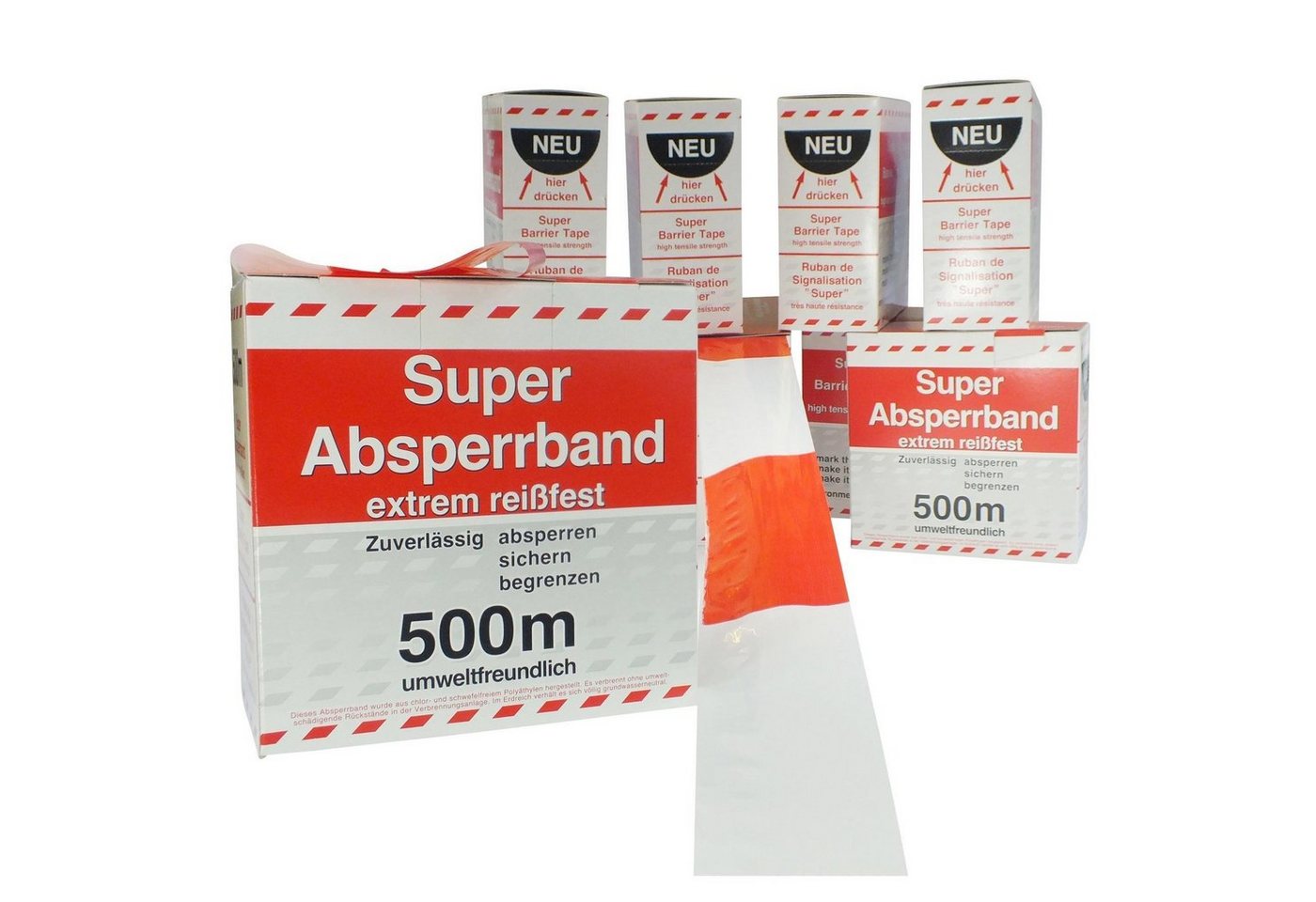 BauSupermarkt24 Absperrkette 6 Rol. Absperrband * SUPER * 500m, Länge 500 m BauSupermarkt24 Absperrkette 6 Rol. Absperrband * SUPER * 500m, Länge 500 m von BauSupermarkt24