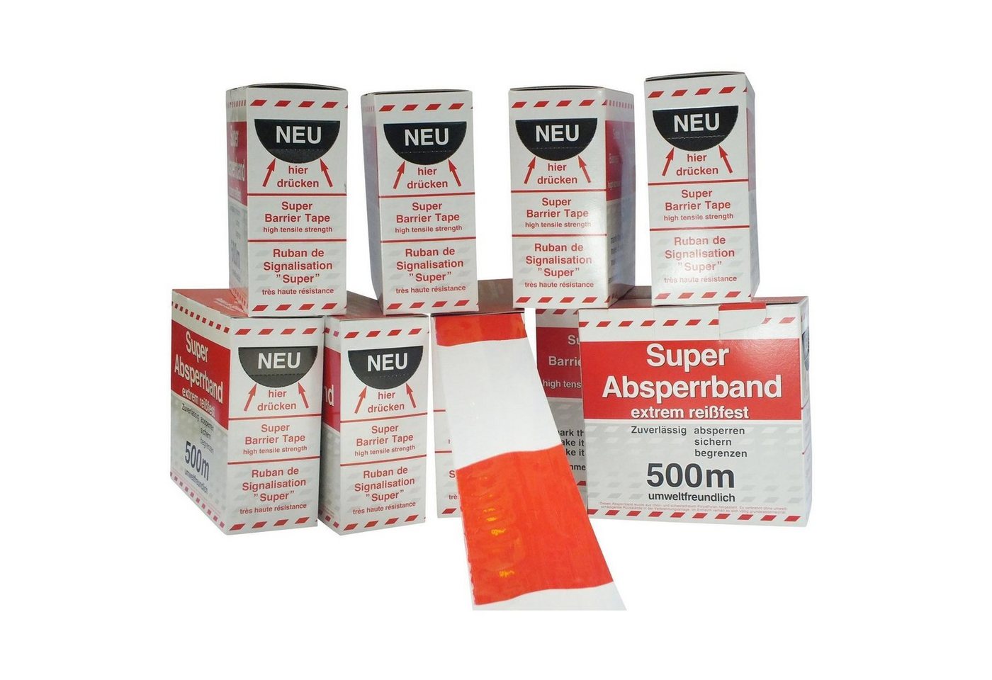 BauSupermarkt24 Absperrkette 8 Rol. Absperrband * SUPER * 500m, Länge 500 m BauSupermarkt24 Absperrkette 8 Rol. Absperrband * SUPER * 500m, Länge 500 m von BauSupermarkt24