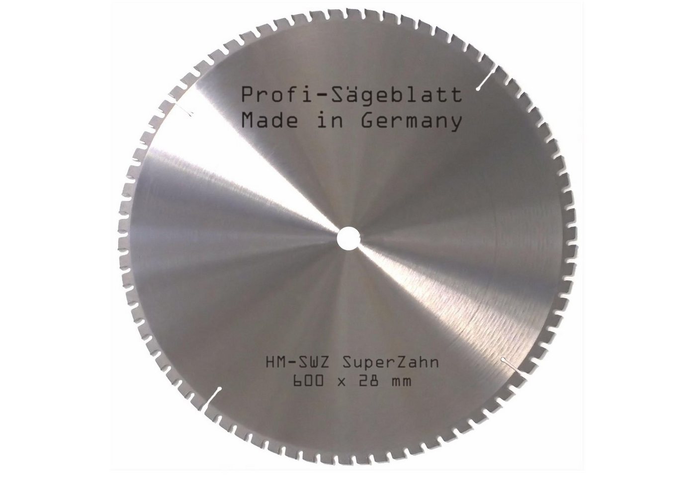 BauSupermarkt24 Kreissägeblatt HM SWZ Sägeblatt 600 x 28 mm für Kreis-Säge-Blatt Bau-Säge-Blatt von BauSupermarkt24