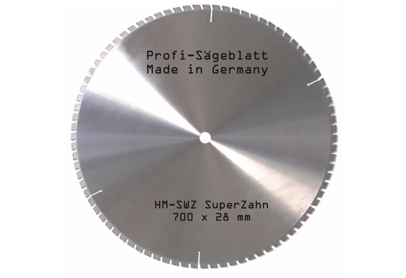 BauSupermarkt24 Kreissägeblatt HM SWZ Sägeblatt 700 x 28 mm für Kreis-Säge-Blatt Bau-Säge-Blatt von BauSupermarkt24