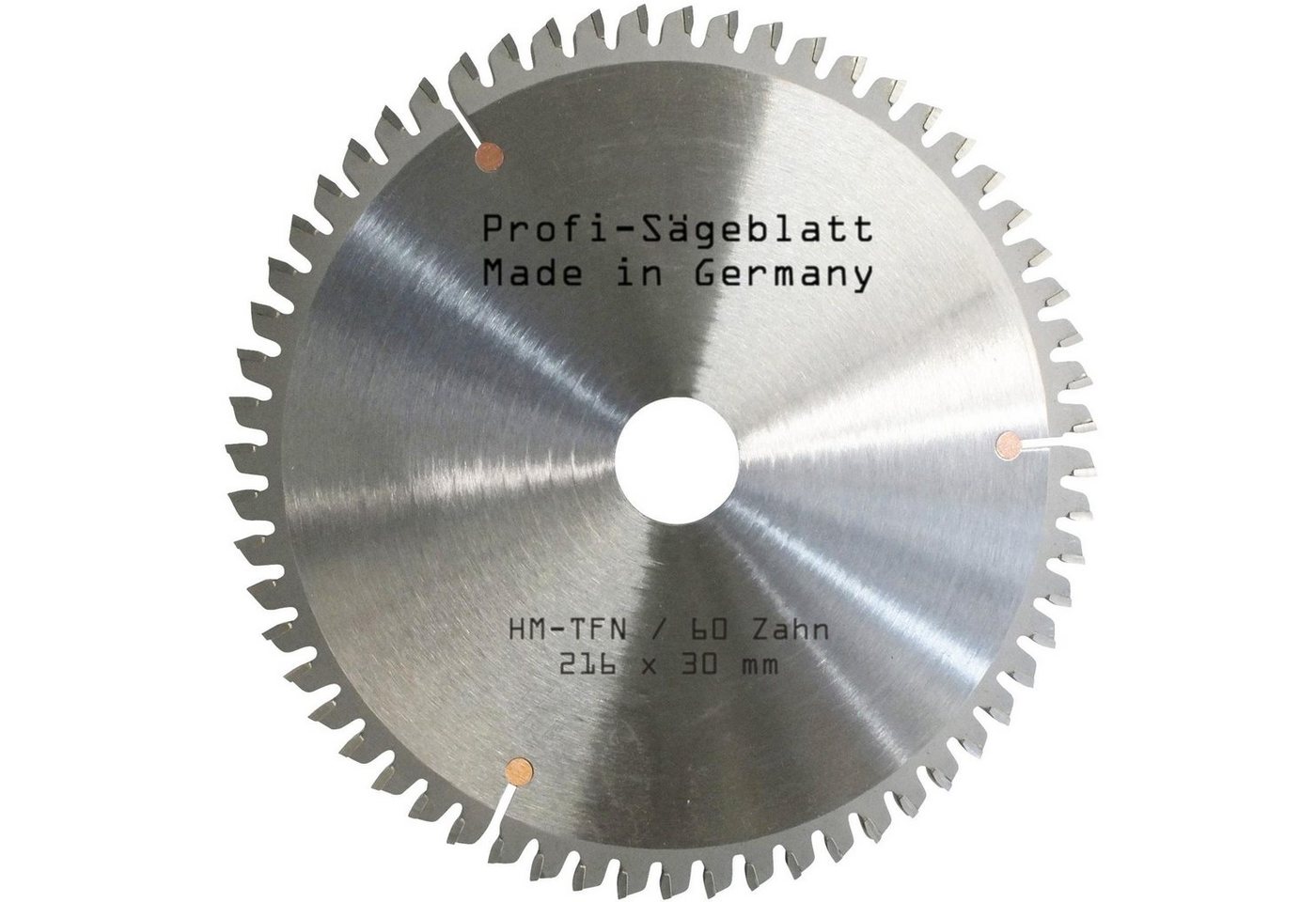 BauSupermarkt24 Kreissägeblatt HM Sägeblatt 216 x 30 mm 60 TFN Zahn Kreissägeblatt für Aluminium von BauSupermarkt24