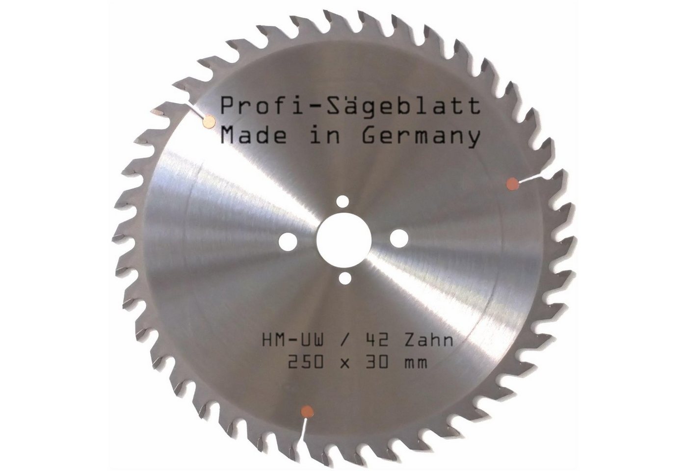 BauSupermarkt24 Kreissägeblatt HM Sägeblatt 250 x 30 mm UW Kreissägeblatt für Handkreissäge Kreissäge von BauSupermarkt24