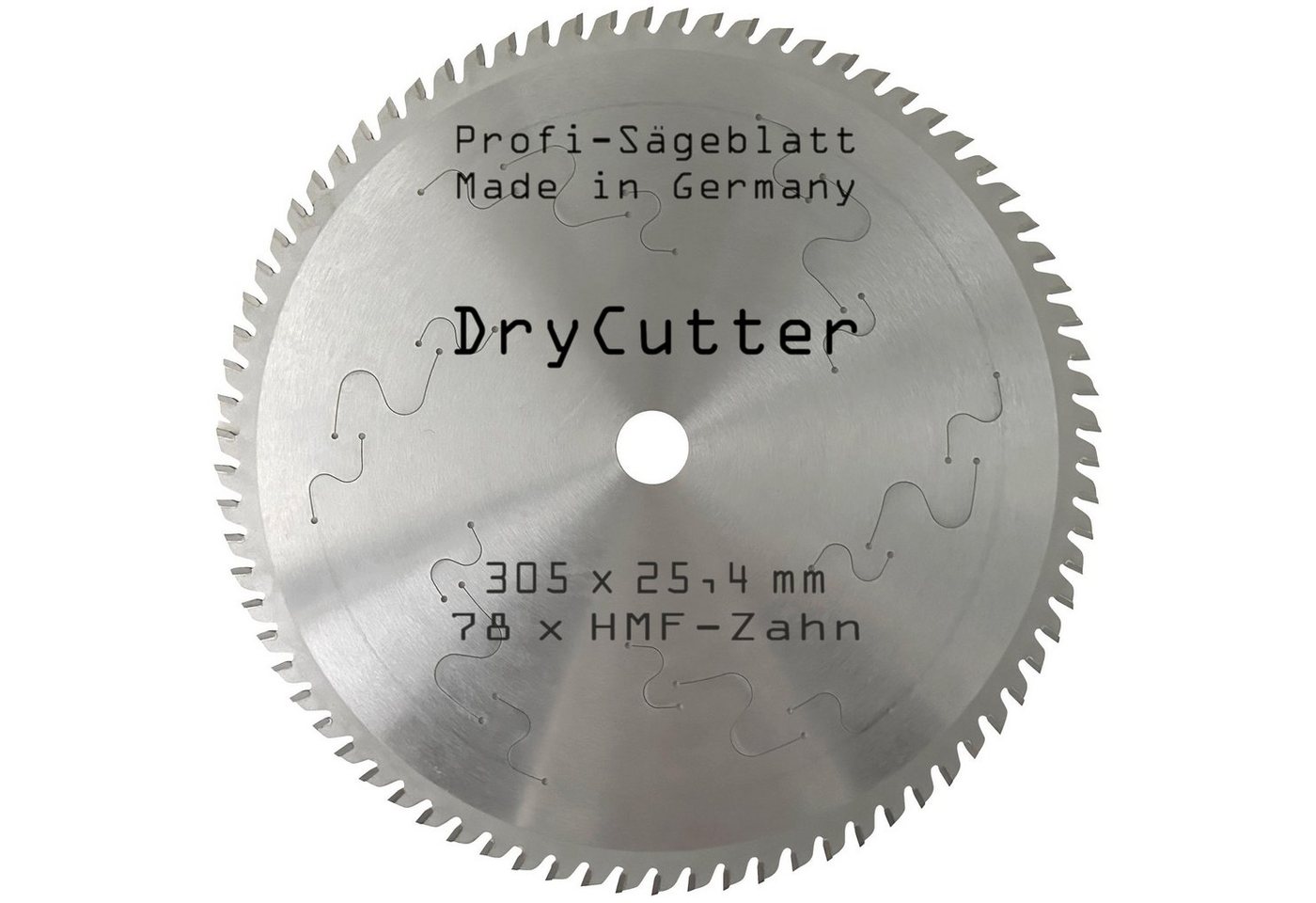 BauSupermarkt24 Kreissägeblatt Sägeblatt Dry-Cutter 305 x 25,4 mm für Kreissäge Alu Kunstoff Stahl von BauSupermarkt24