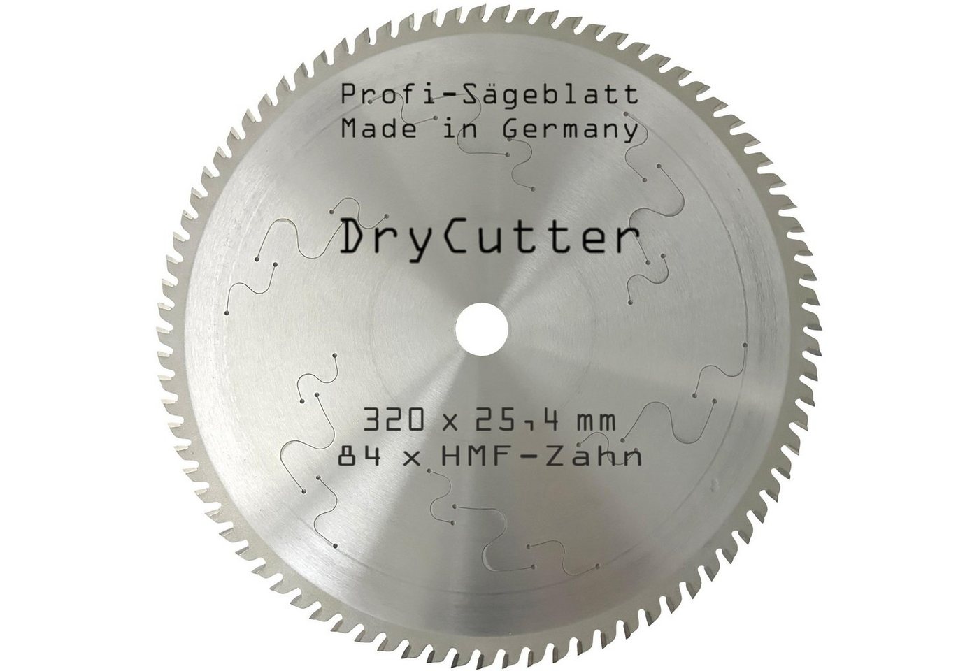 BauSupermarkt24 Kreissägeblatt Sägeblatt Dry-Cutter 320 x 25,4 mm für Kreissäge Alu Kunstoff Stahl von BauSupermarkt24