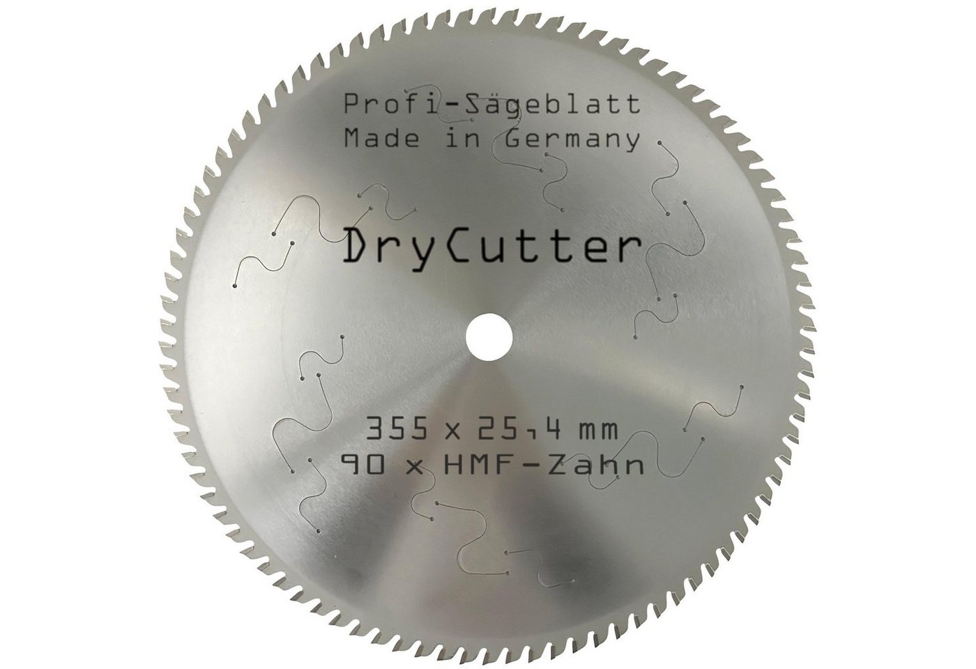 BauSupermarkt24 Kreissägeblatt Sägeblatt Dry-Cutter 355 x 25,4 mm für Kreissäge Alu Kunstoff Stahl von BauSupermarkt24