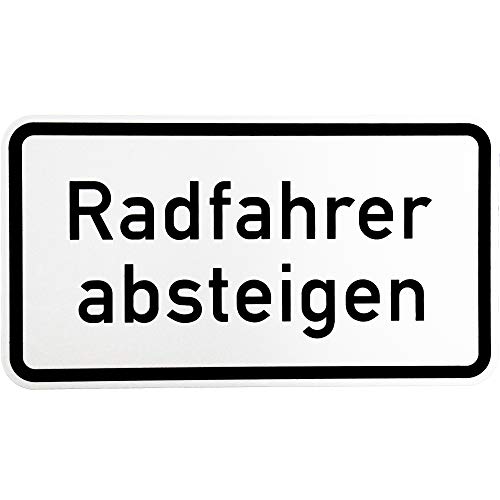 BauSupermarkt24 ORIGINAL Verkehrsschild Nr. 1012-32" Radfahrer absteigen Verkehrszeichen Schild Zusatzschild Verkehrsschilder Straßenschilder Verkehrsschild Straßenschild Rad Fahrrad Fußgänger BauSupermarkt24 ORIGINAL Verkehrsschild Nr. 1012-32" Radfahrer absteigen Verkehrszeichen Schild Zusatzschild Verkehrsschilder Straßenschilder Verkehrsschild Straßenschild Rad Fahrrad Fußgänger von BauSupermarkt24