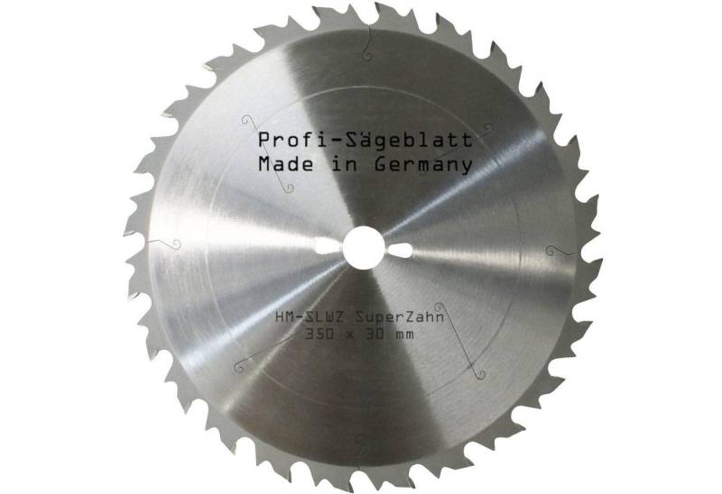 BauSupermarkt24 Sägeblatt HM-Sägeblatt 350x30mm Z24 SUPER-LWZ Bau Hartmetall Wechselzahn, SLWZ von BauSupermarkt24