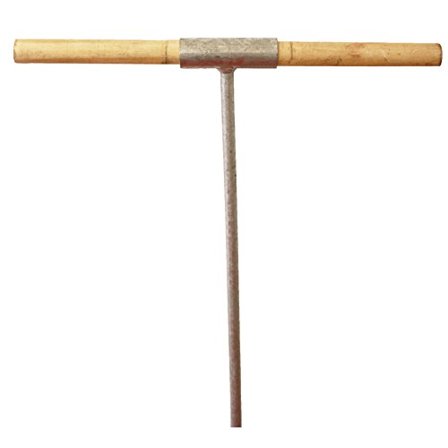 Erdlochbohrer 250 mm DN verzinkt Erdbohrer 25 cm Lochbohrer Handbohrer Pfahlbohrer Pflanzenbohrer Palisadenbohrer Handerdbohrer Erdbohrgerät von BauSupermarkt24