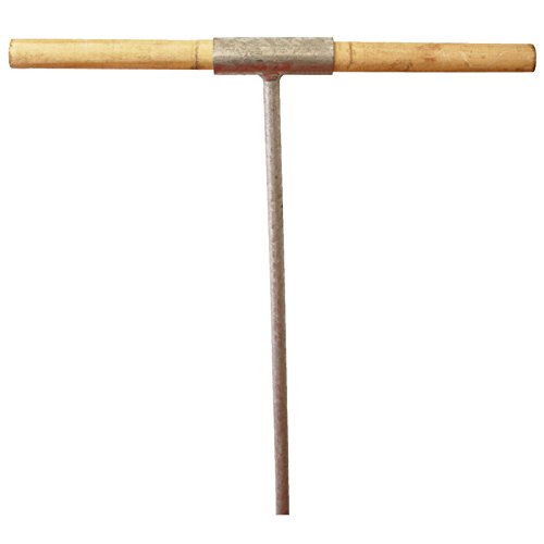 Erdlochbohrer 300 mm DN verzinkt Erdbohrer 30 cm Lochbohrer Handbohrer Pfahlbohrer Gartenbohrer Palisadenbohrer Handerdbohrer Erdbohrgerät von BauSupermarkt24