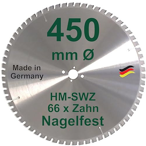 HM Kreissägeblatt 450 x 30 Z= 66 SWZ SUPER nagelfest Sägeblatt 450mm für Bauholz Naturholz Brennholz Hartholz Schalholz Faserplatten Leimholz Sägen mit Wippsäge Tischkreissäge Kreissäge Brennholzsäge HM Kreissägeblatt 450 x 30 Z= 66 SWZ SUPER nagelfest Sägeblatt 450mm für Bauholz Naturholz Brennholz Hartholz Schalholz Faserplatten Leimholz Sägen mit Wippsäge Tischkreissäge Kreissäge Brennholzsäge von BauSupermarkt24
