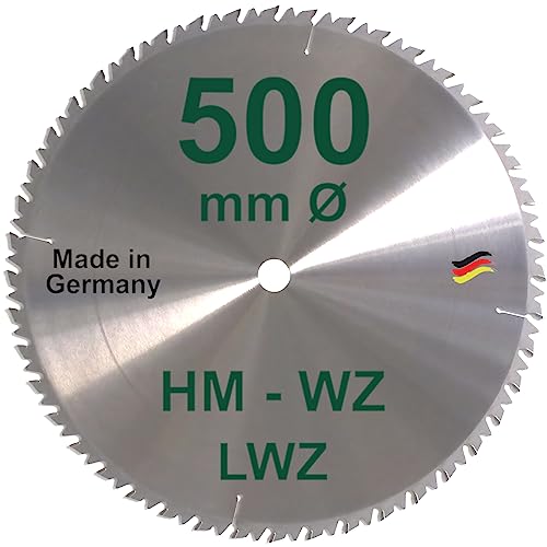 HM Sägeblatt 500 x 30 mm LWZ Hartmetall Präzision Kreissägeblatt 500mm Wechselzahn mit Spanabweiser Naturholz Brennholz Hartholz Leimholz Sägen Wippsäge Tischkreissäge Kreissäge Kappsäge Brennholzsäge HM Sägeblatt 500 x 30 mm LWZ Hartmetall Präzision Kreissägeblatt 500mm Wechselzahn mit Spanabweiser Naturholz Brennholz Hartholz Leimholz Sägen Wippsäge Tischkreissäge Kreissäge Kappsäge Brennholzsäge von BauSupermarkt24