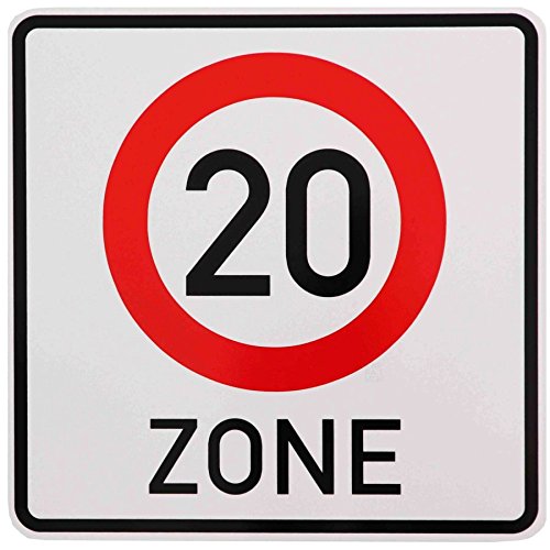 Original Verkehrszeichen 274.1-20 20 Zone Geburtstagsgeschenk Geburtstagsschild Schild Straßenschild Schilder Verkehrsschilder Sraßenschild RA1 von BauSupermarkt24