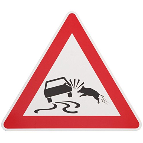 ORIGINAL Verkehrsschild 101 Achtung Auto Wildschweine Ungefallgefahr Verkehrszeichen Schild Warnschild Wildschweinschild Wildsauschild Schilder Gefahrenstelle Wildschwein Aufprallgefahr Wildwechsel von BauSupermarkt24