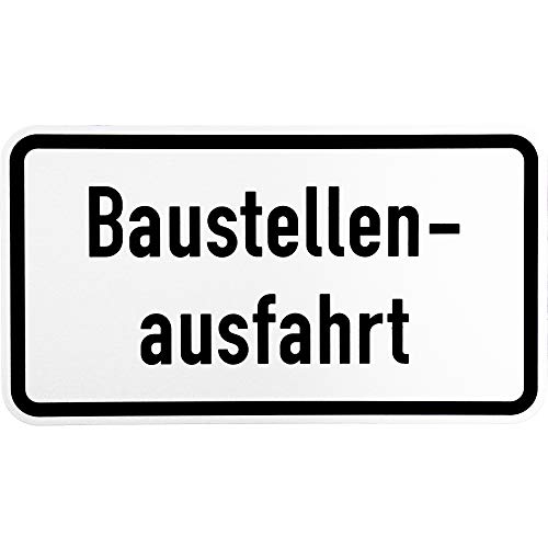 ORIGINAL Verkehrsschild Nr. 1007-33" Baustellenausfahrt Verkehrszeichen Schild Straßenschild Zusatzschild Verkehrsschilder Straßenschilder Verkehrsschild Straßenzeichen Straße Baustellenfahrzeuge ORIGINAL Verkehrsschild Nr. 1007-33" Baustellenausfahrt Verkehrszeichen Schild Straßenschild Zusatzschild Verkehrsschilder Straßenschilder Verkehrsschild Straßenzeichen Straße Baustellenfahrzeuge von BauSupermarkt24