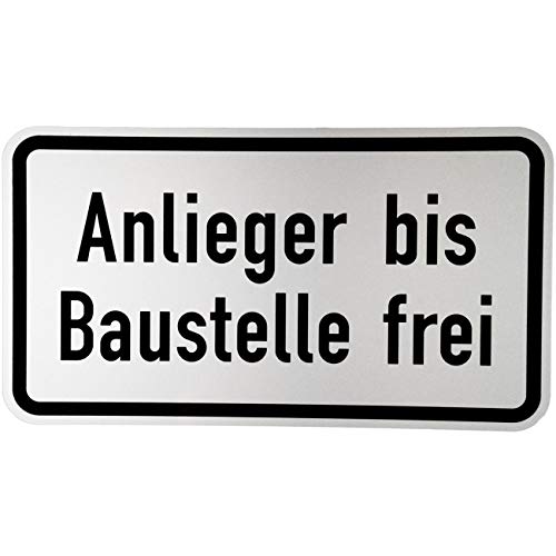 ORIGINAL Verkehrsschild Nr. 1028-32 " Anlieger bis Baustelle frei " Verkehrszeichen Schild Straßenschild Zusatzschild Verkehrsschilder Straßenschilder Verkehrsschild Straßenzeichen Straße Strasse ORIGINAL Verkehrsschild Nr. 1028-32 " Anlieger bis Baustelle frei " Verkehrszeichen Schild Straßenschild Zusatzschild Verkehrsschilder Straßenschilder Verkehrsschild Straßenzeichen Straße Strasse von BauSupermarkt24