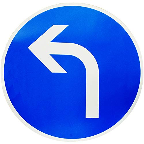 ORIGINAL Verkehrszeichen 209-10 " Vorgeschriebene Fahrtrichtung links " Verkehrsschild Schild Strassenschild StVO Richtungsschild Straßenzeichen Schilder mit RAL Gütezeichen linke Richtung blau Pfeil ORIGINAL Verkehrszeichen 209-10 " Vorgeschriebene Fahrtrichtung links " Verkehrsschild Schild Strassenschild StVO Richtungsschild Straßenzeichen Schilder mit RAL Gütezeichen linke Richtung blau Pfeil von BauSupermarkt24