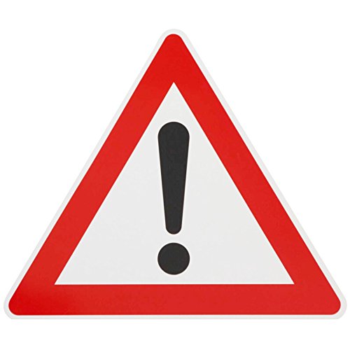 ORIGINAL Verkehrszeichen Nr. 101 Achtung Gefahrenstelle Symbol Ausrufezeichen 630mm SL Verkehrsschild RAL Schild Verkehrsschilder Schilder Warnschild Straßenschild Strassenschilder Hinweisschild StVO von BauSupermarkt24