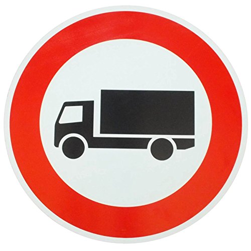 ORIGINAL Verkehrszeichen Nr. 253 LKW Verbot f. Kraftfahrzeuge über 3,5 t ausgenommen Personenkraftwagen und Kraftomnibuss Verkehrsschild Straßenschild Schild Schilder StVO Verkehrsschilder von BauSupermarkt24