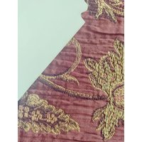 Vintage Burgunder Bis Mauve Paisley Brokat Tischmantel Läufer Mittelstück Alle Gelegenheiten Ausgezeichnete 50 "Quasten von BaublesBowsToo