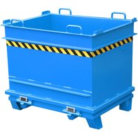 Bauer® Baustoffcontainer BC 1000, lackiert, Lichtblau von Bauer®