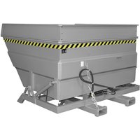 Bauer® Kippbehälter Typ BKC-H, Volumen 4,0 m³, RAL 7005 mausgrau von Bauer®
