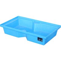 Bauer Südlohn GREEN-LINE PE-Auffangwanne für Paletten KWP-P 60, aus robustem Polyethylen, Blau Bauer Südlohn GREEN-LINE PE-Auffangwanne für Paletten KWP-P 60, aus robustem Polyethylen, Blau von Bauer Südlohn