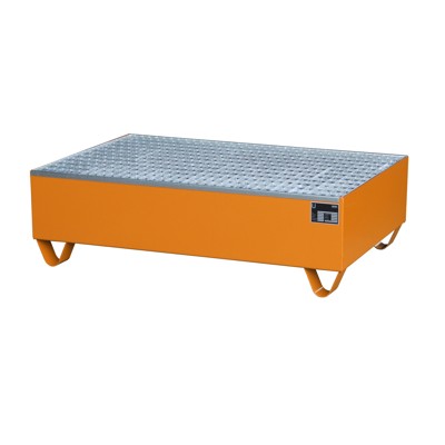 Auffangwanne mit Gitterrost 1200 x 800 x 360mm, lackiert orange RAL 2000 Auffangwanne mit Gitterrost 1200 x 800 x 360mm, lackiert orange RAL 2000 von Bauer