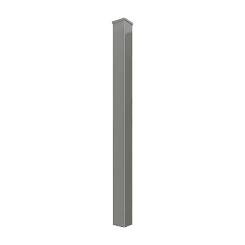 BAUER - Alu Zaun- Torpfosten zum Einbetonieren, 60x60x3mm, L = 1500mm von Bauer