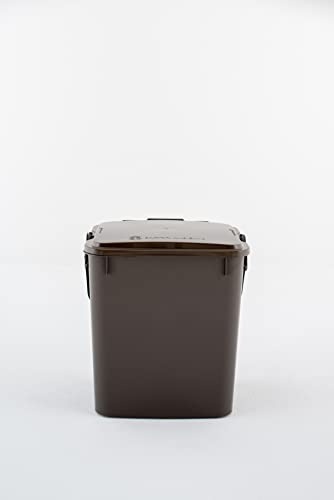 BAUER Komposteimer | Biomülleimer | Kompostbehälter | Küchenabfallbehälter | 10 L | 28 x 27 x 22 cm | Braun | Mit Deckel und Henkel | Geruchsdicht & Abwaschbar | Für alltäglichen Biomüll BAUER Komposteimer | Biomülleimer | Kompostbehälter | Küchenabfallbehälter | 10 L | 28 x 27 x 22 cm | Braun | Mit Deckel und Henkel | Geruchsdicht & Abwaschbar | Für alltäglichen Biomüll von Bauer