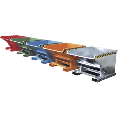 Kippbehälter mit Abrollsysstem, 1260x1570x835mm, orange Kippbehälter mit Abrollsysstem, 1260x1570x835mm, orange von Bauer