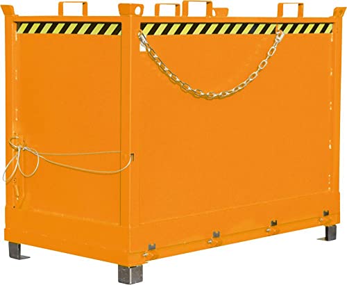 Klappbodenbehälter für Stapler und Kran, Inhalt 2,00 m³, Tragfähigkeit 1500 kg, lackiert Klappbodenbehälter für Stapler und Kran, Inhalt 2,00 m³, Tragfähigkeit 1500 kg, lackiert von Bauer