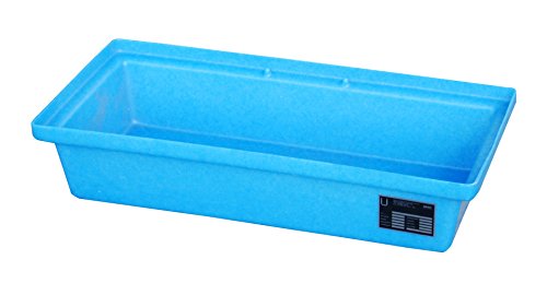 PE-Auffangwanne für Paletten Typ KWP-P KWP-P 30, aus robustem Polyethylen, Ausführung in blau von Bauer