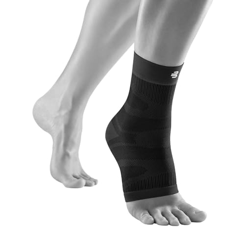 BAUERFEIND Sleeve für dein Sprunggelenk „Sports Compression Ankle Support“, 1 Unisex Sprunggelenkbandage mit Kompression, Knöchelschutz für Laufen, Fitness und Ballsportarten, Rechts & Links tragbar von BAUERFEIND