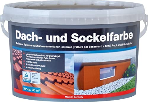 Baufan Dach- und Sockelfarbe 5 Liter anthrazit von Baufan Bauchemie Leipzig GmbH