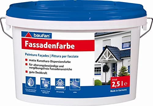 Baufan Fassadenfarbe Standard 2,5 Liter von Baufan Bauchemie Leipzig GmbH