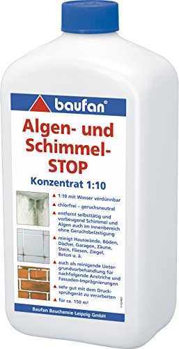 Baufan 007602008 4016215101834 Algen und Schimmel Stop, Transparent von Baufan