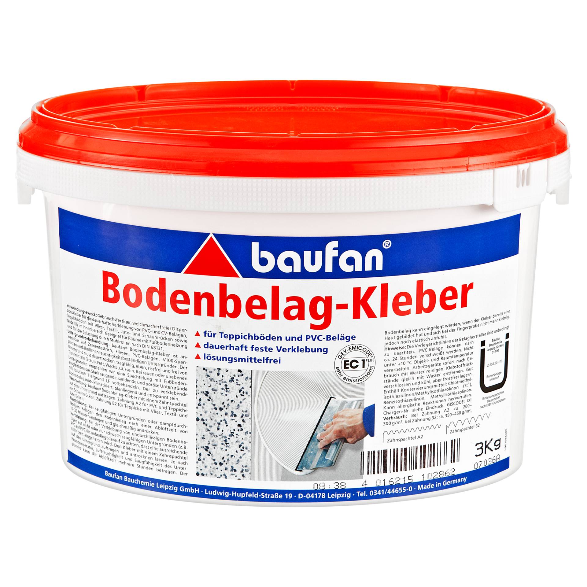 Baufan Bodenbelagskleber 3 kg von Baufan