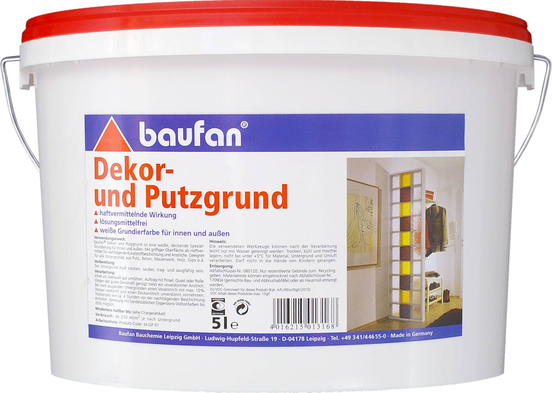 Baufan Dekor- und Putzgrund 5,0 l von Baufan