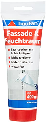 Baufan Fassaden und Feuchtraumspachtel, faserverstärkt, 400 g von Baufan