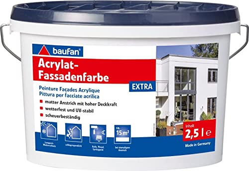 Baufan Fassadenfarbe EXTRA 2,5 Liter von Baufan