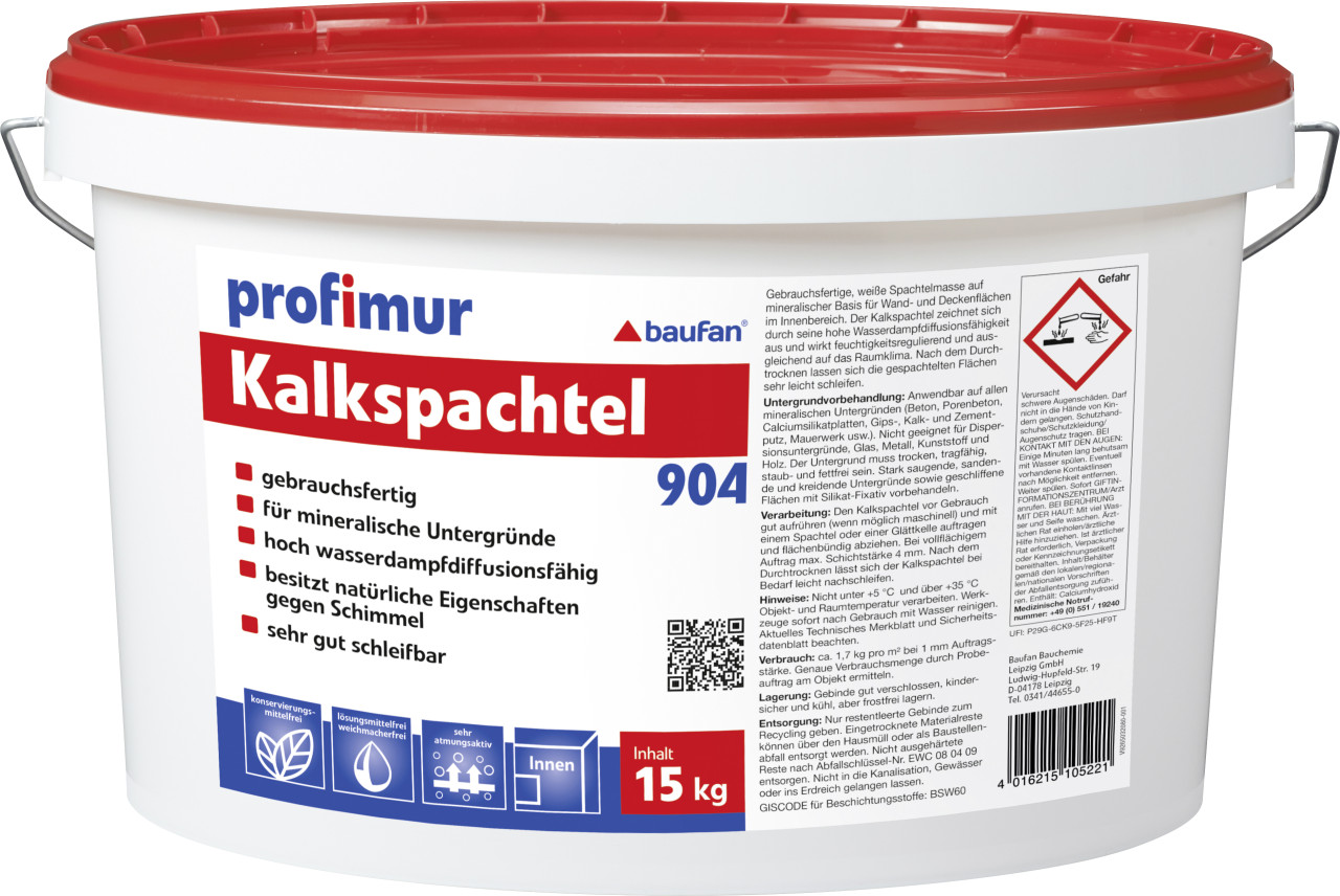 Baufan Profimur Kalkspachtel 15 kg von Baufan