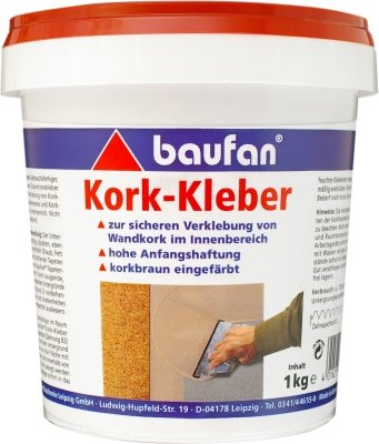 Baufan Korkkleber für Wand und Deckenverkleidung 1kg von Baufan