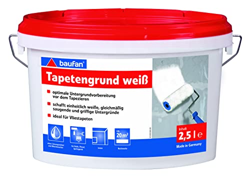 Baufan Tapetengrund weiss 2,5 Liter von Baufan