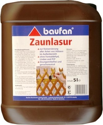 Baufan Zaunlasur 10 Liter von Baufan