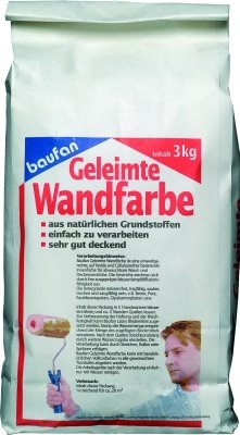 Baufan geleimte Wandfarbe 3kg von Baufan