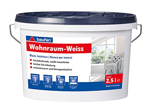 baufan Wohnraumweiss 2,5l von Baufan