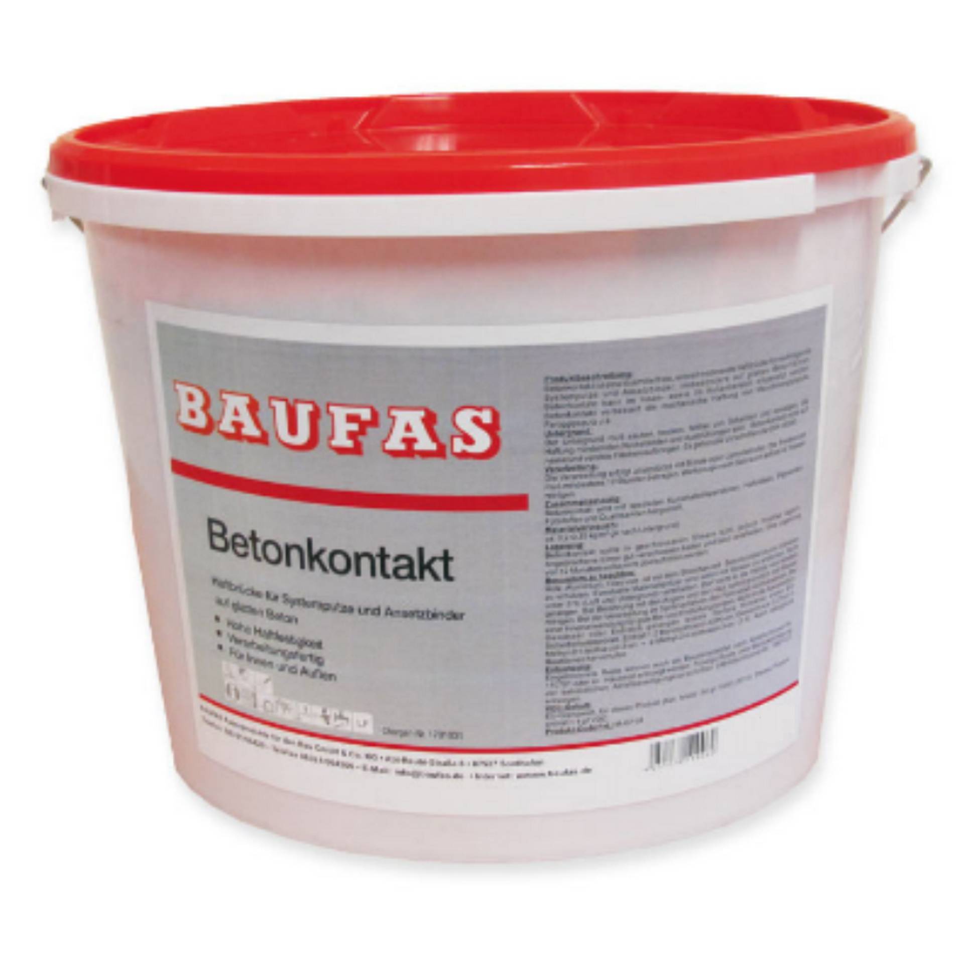 Baufas Betonkontakt rot pigmentiert 6 kg Baufas Betonkontakt rot pigmentiert 6 kg von Baufas
