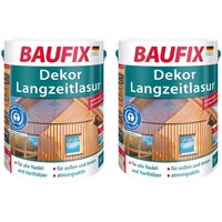 Dekor-Langzeitlasur palisander 5L 2er Set von Baufix