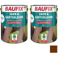 Baufix Zaun- und Gartenlasur, Kastanie - 2er-Set von Baufix