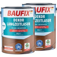 Dekor-Langzeitlasur, kastanie 2er Set von Baufix